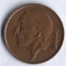 Монета 50 сантимов. 1985 год, Бельгия (Belgique).