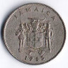 Монета 10 центов. 1985 год, Ямайка.