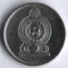 Монета 50 центов. 2001 год, Шри-Ланка.