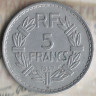 Монета 5 франков. 1947(B) год, Франция. 