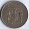 Монета 25 центов. 1985 год, Ямайка.
