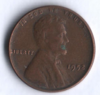 1 цент. 1952 год, США.
