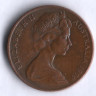 Монета 2 цента. 1976 год, Австралия.