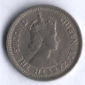 Монета 10 центов. 1964 год, Британские Карибские Территории.