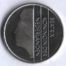 Монета 1 гульден. 1997 год, Нидерланды.
