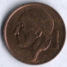 Монета 50 сантимов. 1987 год, Бельгия (Belgique).