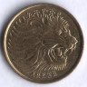 Монета 5 центов. 1977 год, Эфиопия. Тип II.