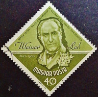 Почтовая марка. "Лео Вайнер". 1963 год, Венгрия.