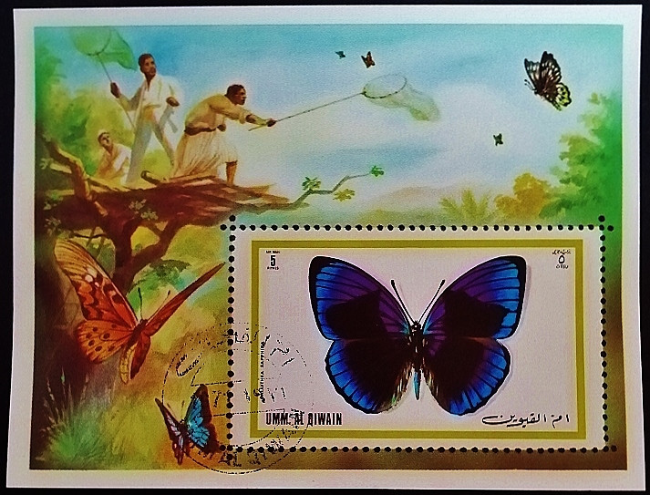 Мини-блок. "Бабочки". 1972 год, Умм аль-Кувейн.