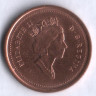 Монета 1 цент. 1998 год, Канада.