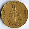 Монета 100 вату. 2015 год, Вануату.