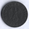 Монета 1 рейхспфенниг. 1944 год (A), Третий Рейх.