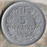Монета 5 франков. 1948 год, Франция. 