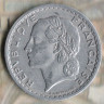 Монета 5 франков. 1948 год, Франция. 