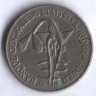 Монета 50 франков. 1981 год, Западно-Африканские Штаты.