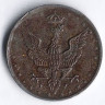 Монета 5 фенигов. 1917 год, Польша (Германская оккупация).