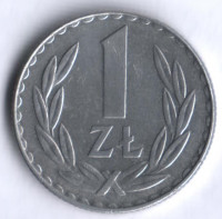 Монета 1 злотый. 1978 год, Польша.