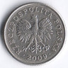 Монета 50 грошей. 2009 год, Польша.