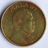 Монета 1 квача. 1996 год, Малави.