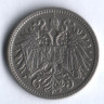 Монета 10 геллеров. 1907 год, Австро-Венгрия.