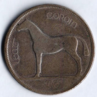 Монета 1/2 кроны. 1931 год, Ирландия.