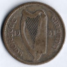 Монета 1/2 кроны. 1931 год, Ирландия.