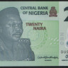 Банкнота 20 найра. 2018 год, Нигерия.