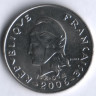 10 франков. 2006 год, Французская Полинезия.