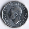 Монета 5 центов. 1944 год, Канада.