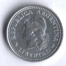 Монета 1 сентаво. 1973 год, Аргентина.