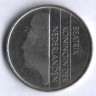 Монета 1 гульден. 2000 год, Нидерланды.