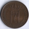 Монета 5 эре. 1937 год, Норвегия.