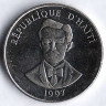Монета 5 сантимов. 1997 год, Гаити.