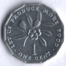 Монета 1 цент. 1991 год, Ямайка. FAO.