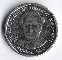 Монета 1 доллар. 2016 год, Ямайка.