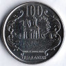 Монета 100 гуарани. 2022 год, Парагвай.