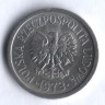 Монета 10 грошей. 1973 год, Польша.