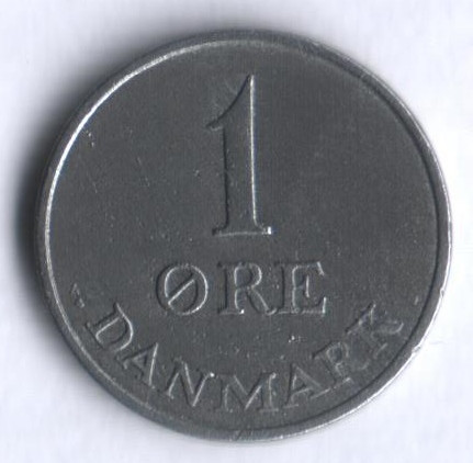 Монета 1 эре. 1952 год, Дания. N;S.