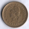 Монета 20 сентаво. 1973 год, Аргентина.