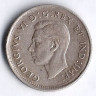Монета 10 центов. 1944 год, Канада.