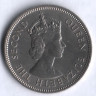 Монета 20 центов. 1961 год, Малайя и Британское Борнео.