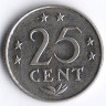 Монета 25 центов. 1978 год, Нидерландские Антильские острова.
