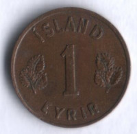 Монета 1 эйре. 1946 год, Исландия.