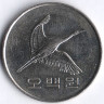 Монета 500 вон. 2012 год, Южная Корея.