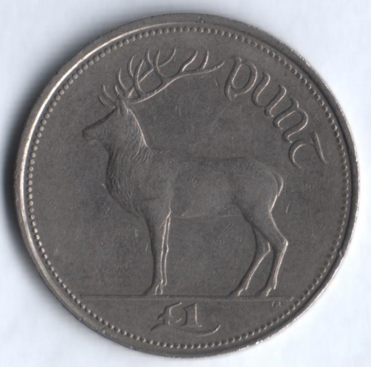Монета 1 фунт. 1994 год, Ирландия.