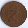Монета 2 пенса. 1977 год, Остров Мэн.