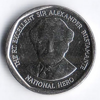 Монета 1 доллар. 2017 год, Ямайка.