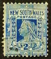 Почтовая марка. "Королева Виктория". 1897 год, Новый Южный Уэльс.
