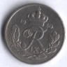 Монета 10 эре. 1950 год, Дания. N;S.
