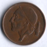 Монета 50 сантимов. 1956 год, Бельгия (Belgie).